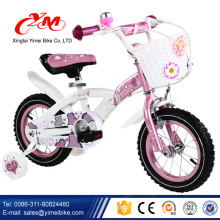 Fábrica de China al por mayor edad 3-5 niños bicicleta / moda niños de dibujos animados de alta calidad bicicleta de bicicleta / 14 pulgadas CE niño bicicleta de acero